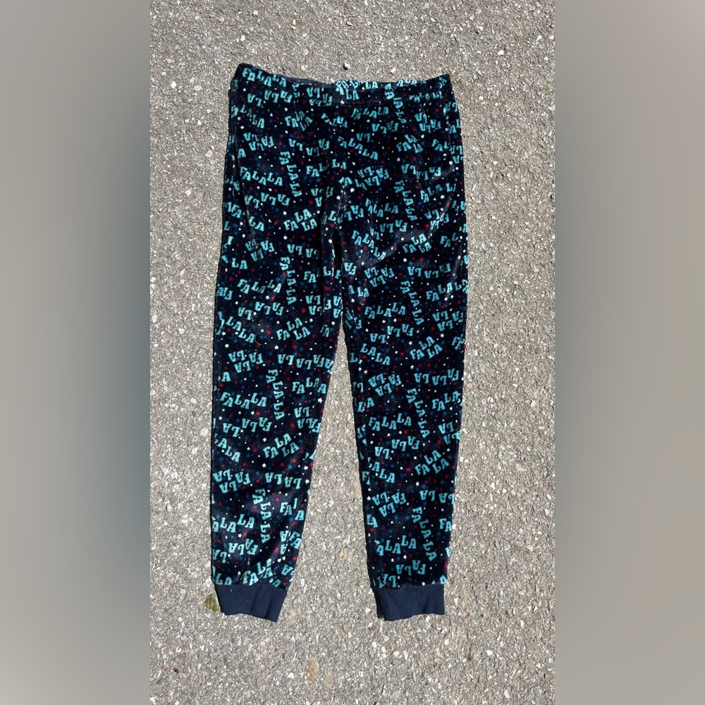JOYSPUN HOLIDAY SOFT PAJAMA BOTTOMS SLEEPWEAR PANT FA LA LA